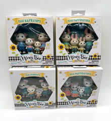 LOT (4) NEW Honey Bee Acres – Barksters, Purringtons, Cheddars, McScampers READ