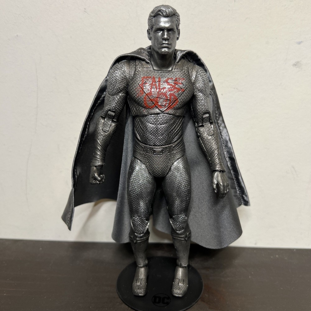 McFarlane DC Multiverse Batman V Superman False God Platinum Action Figure Loose