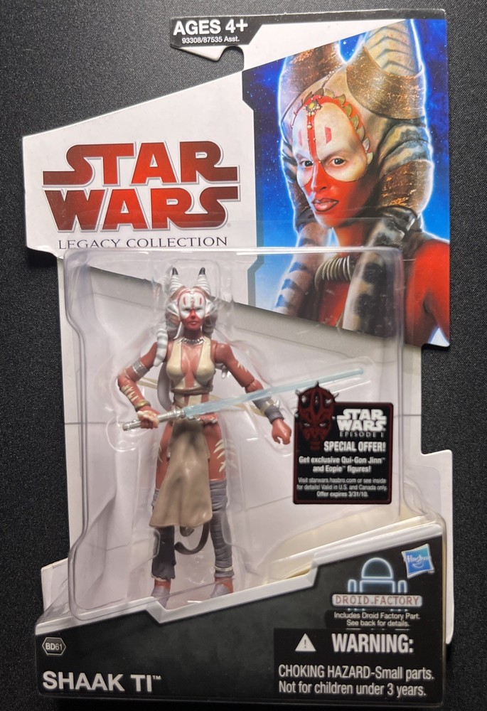 Hasbro 2009 Star Wars Legacy Collection Shaak Ti TRU Exclusive 3.75″ Figure NEW
