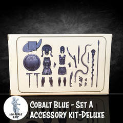 1:18 Scale Greek & Roman Mythology Cobalt Blue Accessory Set A (Customizer Kit