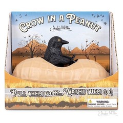 Crow in a Peanut – Cute Pullback Racing Car Child Toy – Archie McPhee