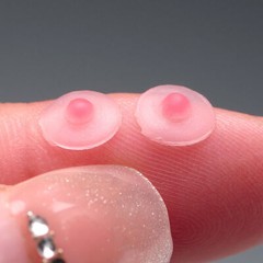 1/6 Breast Chest Patches Nipple Silicone Accessories For 12” PH TBL Figure Body