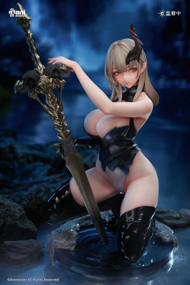 Demon Hunter Selina 1/6 Scale Figure with LED light-up eyes with two modes L36
