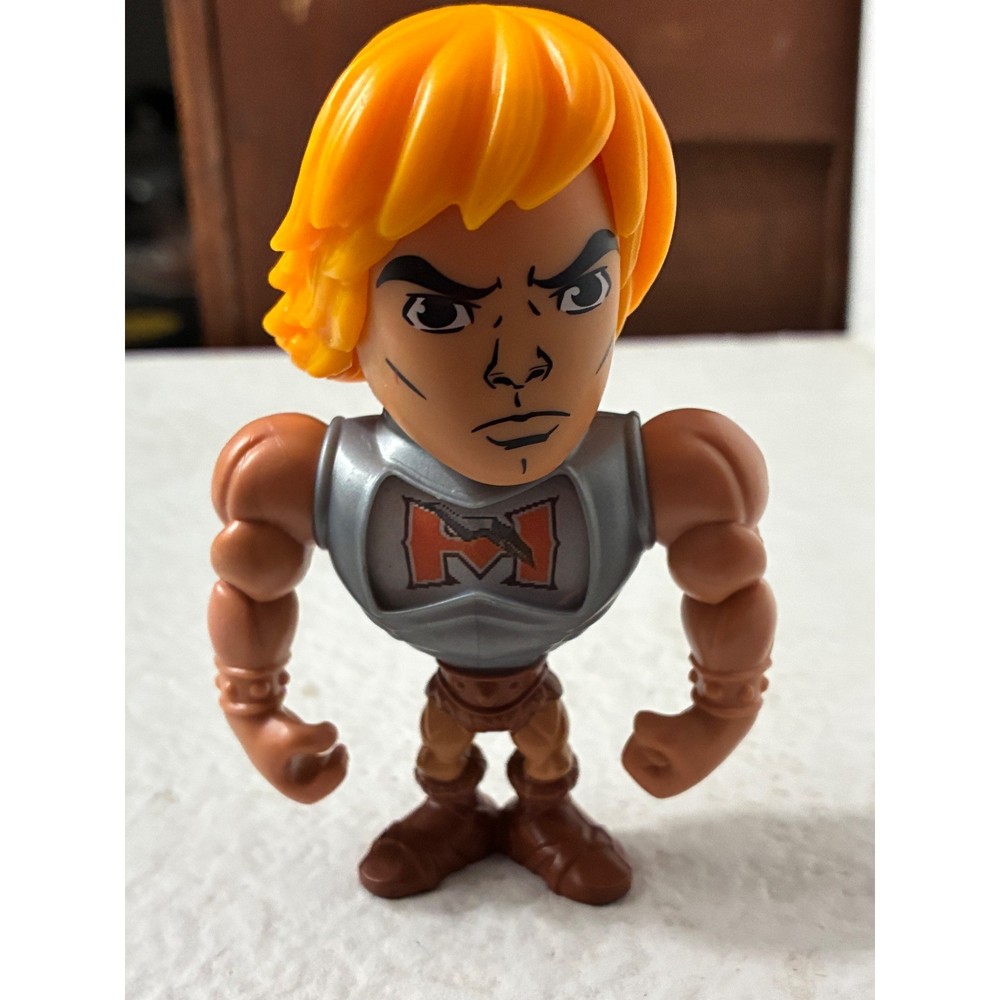 Masters of the Universe He-Man Mini Figure Stylized Silver Armor MOTU Toy