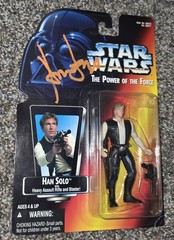 HARRISON FORD – Kenner Han Solo Star Wars TPOTF signed figure autograph Beckett