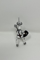PAPO Toys – White, Black and Silver Knight 2002 – Medieval Figurine