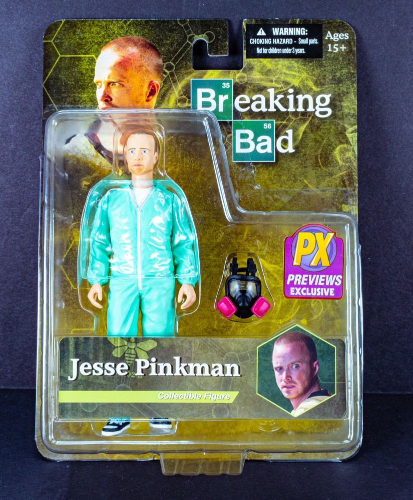 Breaking Bad Jesse Pinkman Action Figure PX Previews Exclusive Mezco 2014 Sealed