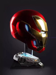 Iron Man Mk50 Friday Helmet Autoking 1/1 Wearable Helmet Cosplay LED Gift