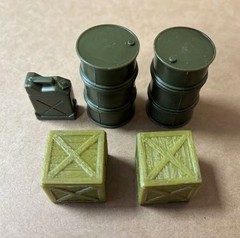 1:18 Expedition Team and Accessories Military Model soldier Jeep bridge set Gift