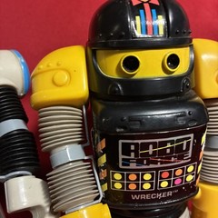 Vintage Robo Force WRECKER & Sentinel Robot 5″ Plastic Action Figure Ideal 1984