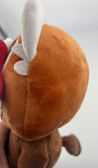 Hello Kitty By Sanrio Stuffed Plush Toy Dressed As Red Panda Bear With Bow