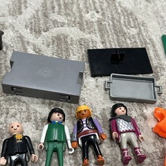 Unsearched Vintage Playmobil Figures And Accessories Lot Geobra 1974-1992 Parts