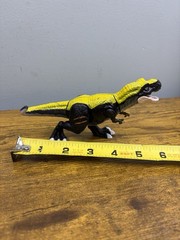 Zuru 5 Surprise Dino Strike 4 T-Rex Jurassic Figure Black Yellow 3×6”
