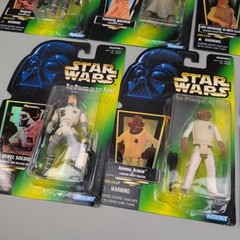 VTG Kenner Star Wars POTF 14 Figures Carded 1997 Collection 2 & 3 w/ Branded Box