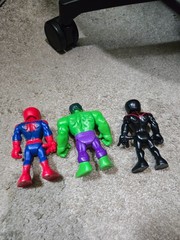 Playskool Marvel Super Hero Adventures Figures Lot of 3 – 5 Inches
