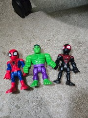 Playskool Marvel Super Hero Adventures Figures Lot of 3 – 5 Inches