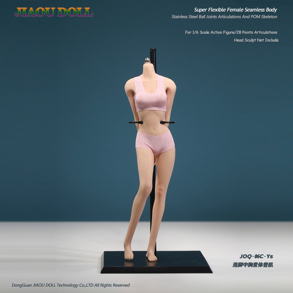 JIAOU DOLL 1/6 JOQ-06C-YS Normal skin Medium Bust Female Figure Body Model Toy