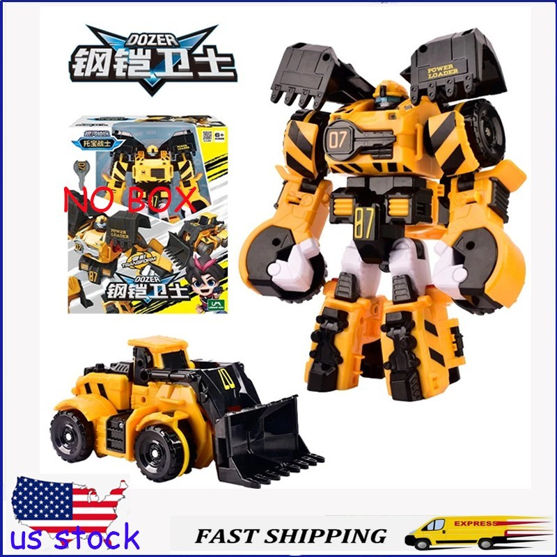 Tobot V Galaxy Detective Car Transform Robot Dozer Golden Edition No Box