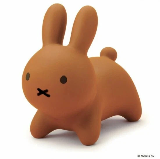 Ides Bruna Bon Bon Miffy Brown Soft Bounce Chair Bounce Riding Rabbit Toy