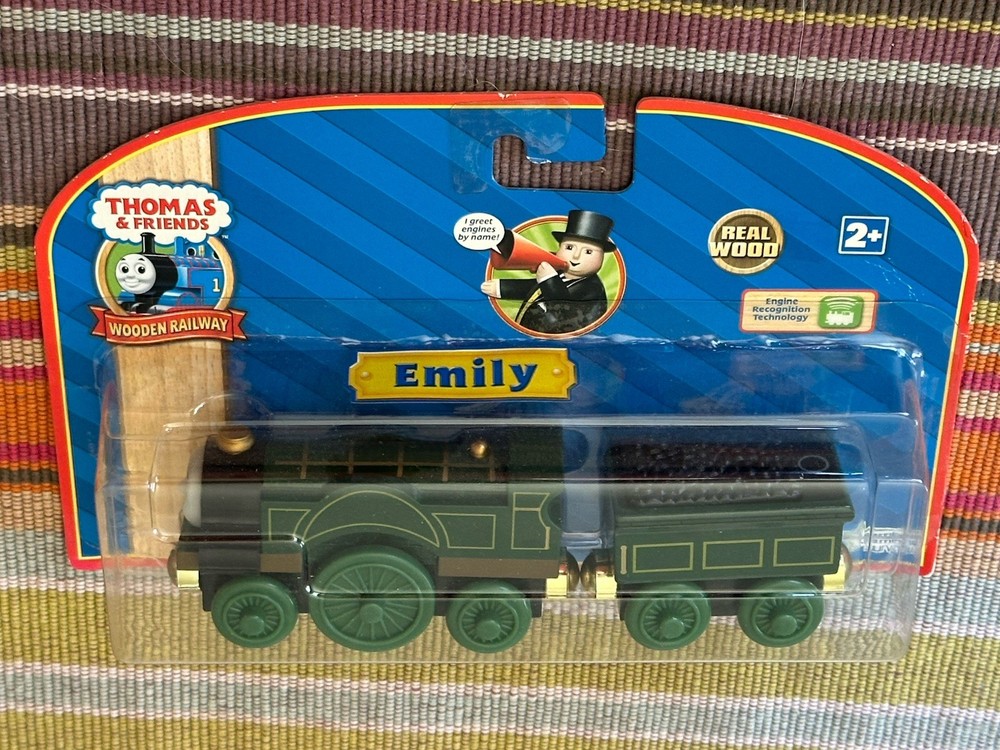 2009 Learning Curve Wooden Thomas Train RFID Talking Railways Emily! New