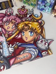 1 Of 1 Sailor Moon Signed Custom Grad Cap Topper By Voice Actor Terri Hawkes JSA