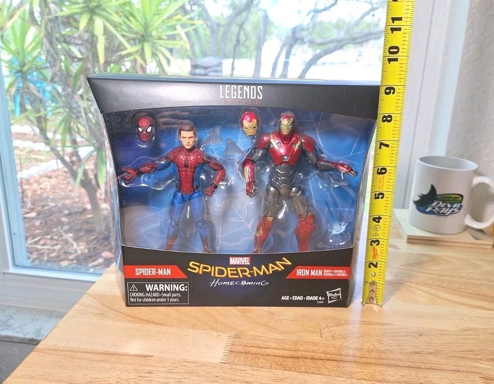 Marvel Legends Spider-Man Homecoming SPIDERMAN Iron Man 2 Pack New