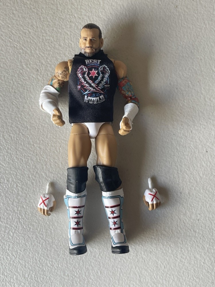CM Punk WWE Mattel Elite Series 121 Wrestling Action Figure loose