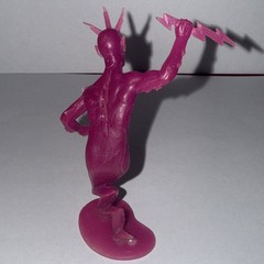 Rare 1966 Ideal Justice League of America Thunderbolt Purple Figure Vintage