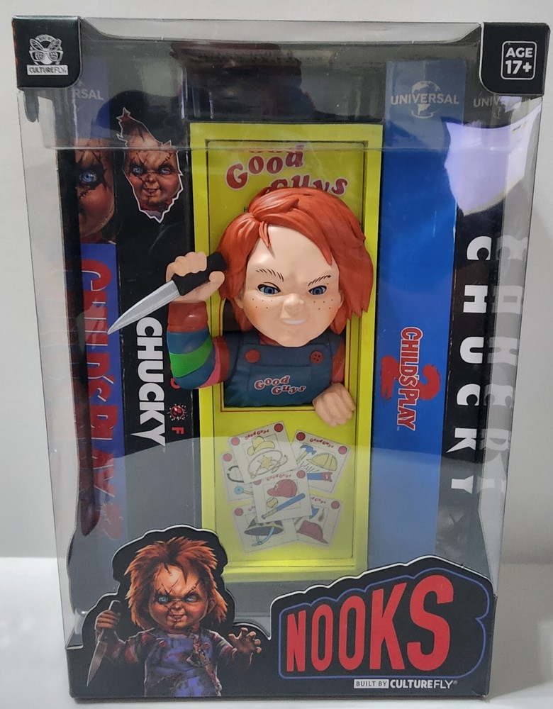 Chucky Child’s Play 2 Horror Book Shelf Nooks Collectible CultureFly HTF