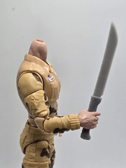 3d Printed PATHFINDER MACHETE 6″ 1:12 GI Joe Classified MARVEL LEGENDS