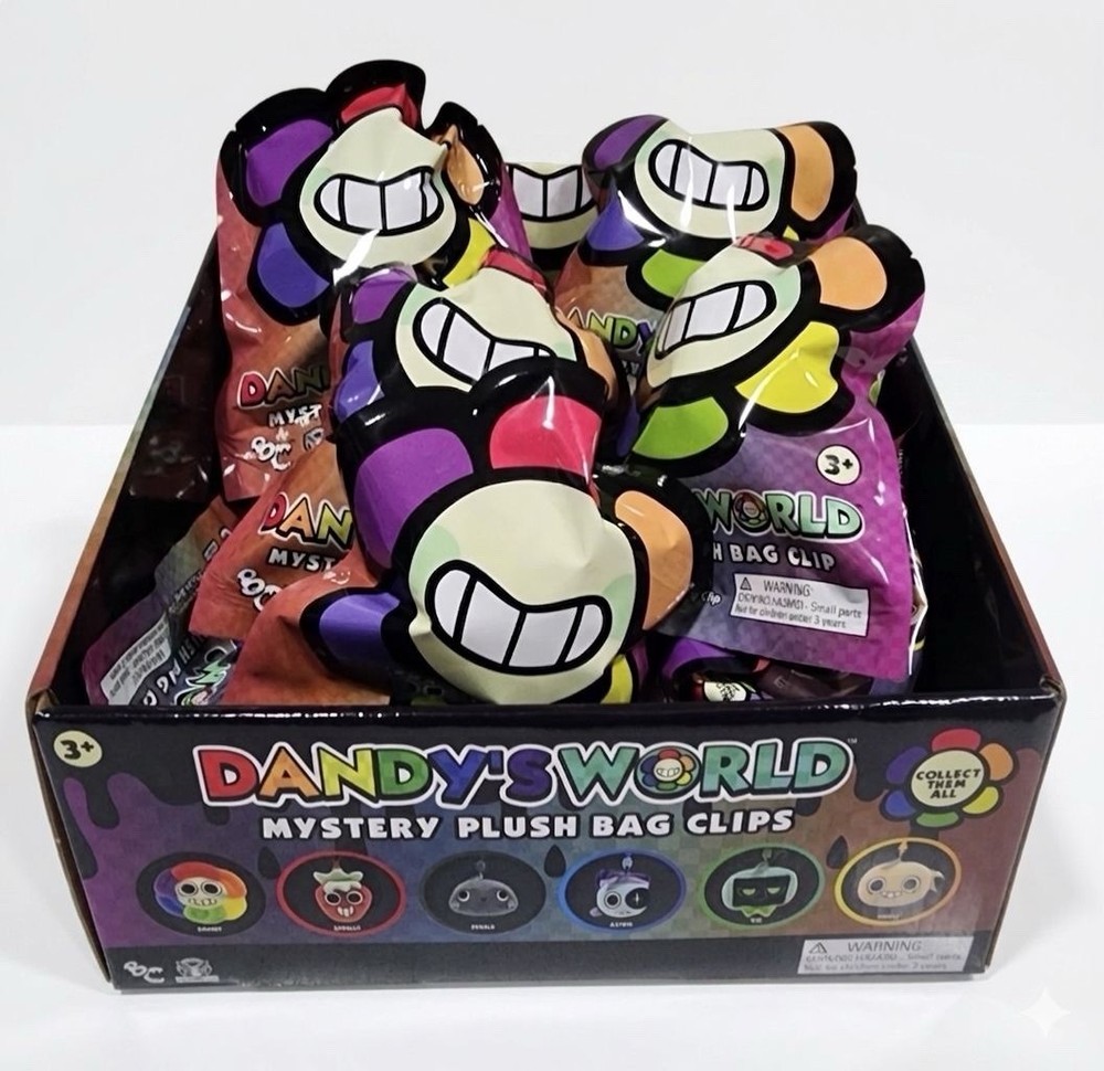 1x Dandy’s World Mystery Plush Bag Clip Blind Bag. Individual Bag HTF! RARE!