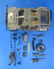 2010 GI Joe VAMP Jeep Vehicle Double Clutch 4″ Figure 25th Pursuit of Cobra POC