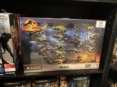 Jurassic World Dominion MINIS Dinosaur Figure 20-Pack Multipack Park Mattel Toys