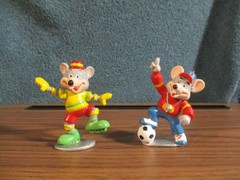 Vintage 1980’s / 1994 CHUCK E CHEESE SHOWTIME PIZZA PVC Figures x 12