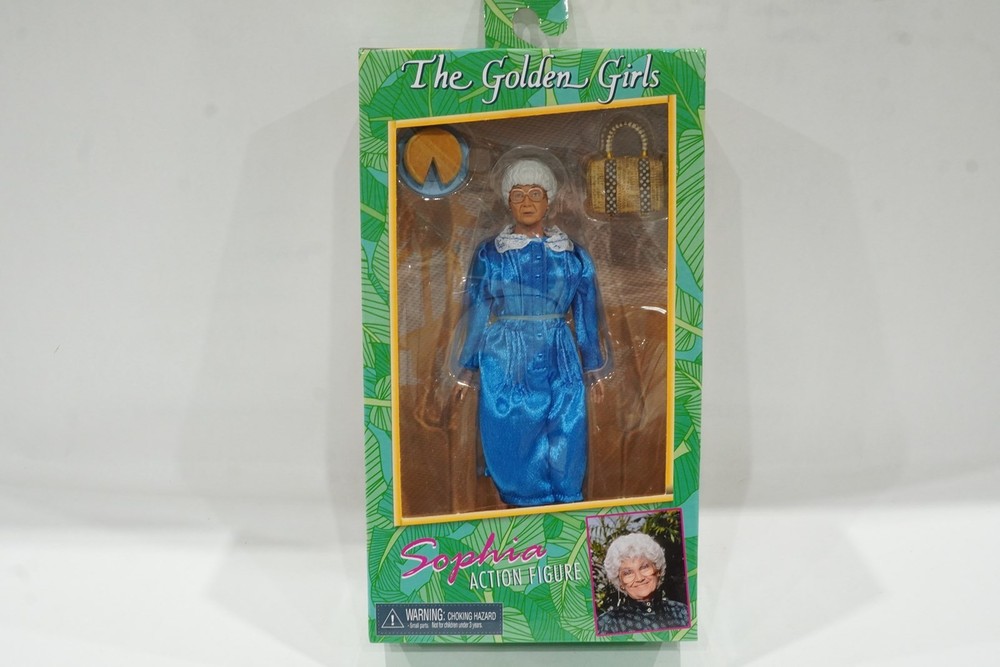 NECA Reel Toys 8″ The Golden Girls Sophia Action Figure Fabric Clothes NEW