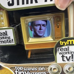 Tiny TV Classics Star Trek Collectible TV with Real Working Remote NEW SEALED