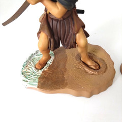 Vintage Miyamoto Musashi vs Sasaki Kojiro Figure Set Samurai Ganryujima