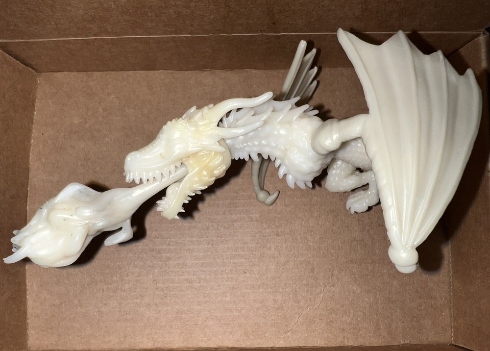 Loyal Subjects Game of Thrones Rhaegal Viserion Drogon *WHITE* Prototype Dragon