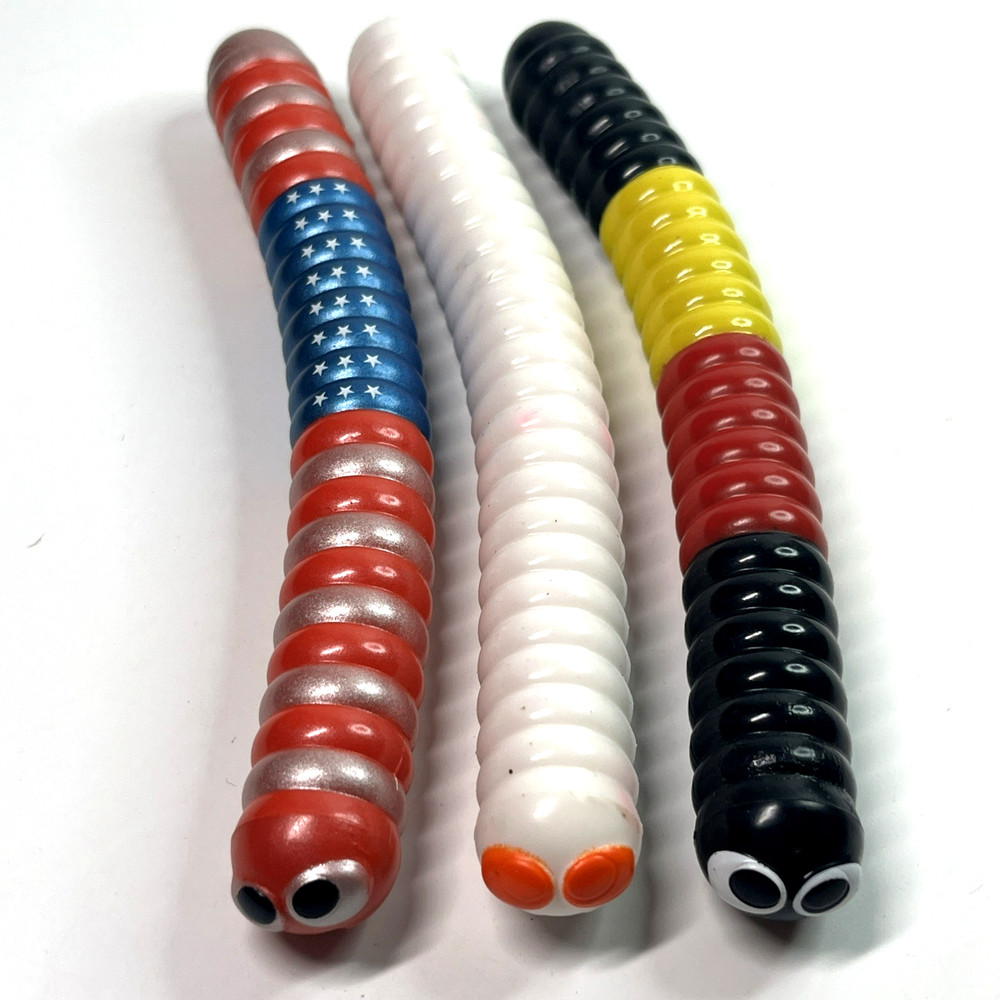 Ultra Rare! Bonkers Toys Slither.io Mystery Worms White, USA & Germany