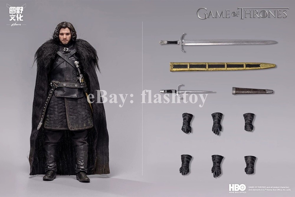 Presale YUANYE 1/12 Game of Thrones Jon Snow Male Action Figure Model Standard