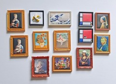 Zuru Mini Masterpieces Comedian Banana with Duct Tape & Other Rare Paintings Lot
