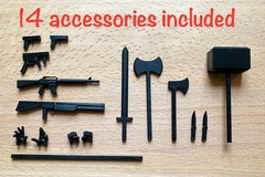 Dummy 13 Posable Action Figure – FULLY ASSEMBLED with ACCESSORIES