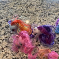 Vintage 90s Y2K Lot Of 12 My Little Pony Figures Colorful Hair Rare