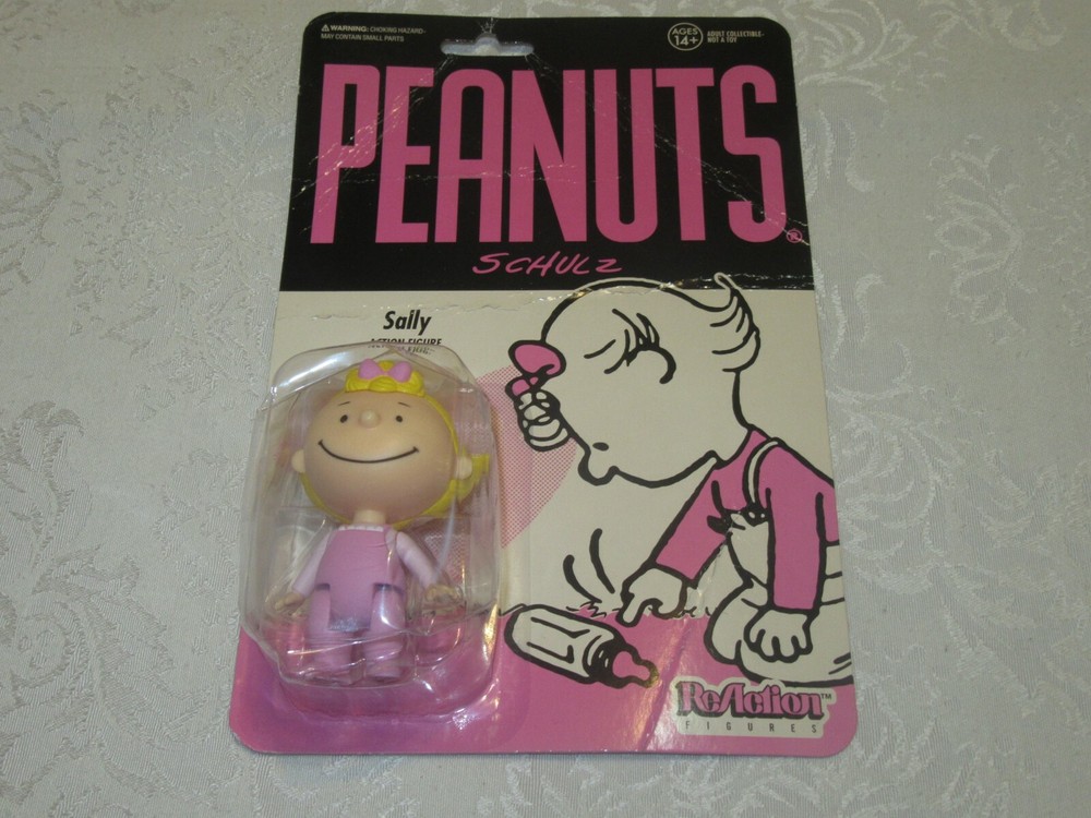 Super7 ReAction Figures Peanuts Charles Schulz Sally Action Figure