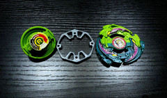 Beyblade Seaborg Hyperblade Vintage Hasbro 2002 (Blue/Green)