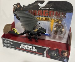 Dreamworks Dragons Hiccup Toothless Dragon Riders 2 Pack How to Train HTTYD