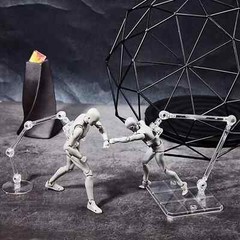 10 × Adjustable Action Figure Display Holder Base Doll Model Support Stand USA