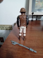 Vintage Star Wars 1982 Lando Skiff Guard Figure Complete NO REPRO HK UNITOY NICE