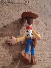 Disney Toy Story Buzz Lightyear And Woody Mini Action Figure 2002 Adjustable VTG