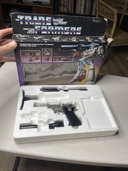 1984 Hasbro Transformers G1 Megatron Box with Styrofoam Incomplete READ